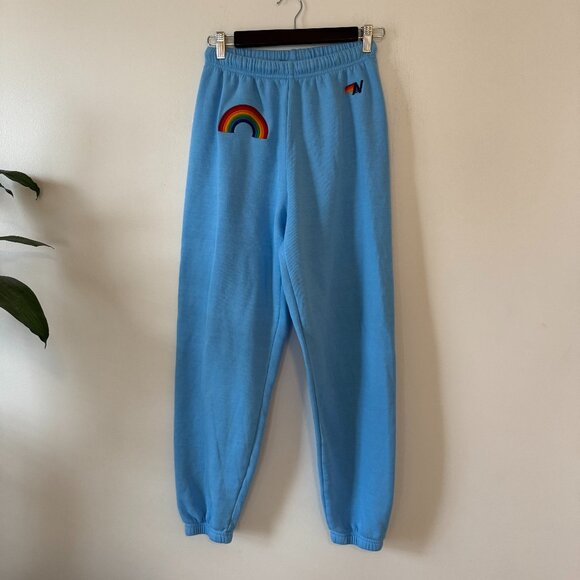 Aviator Nation Rainbow Embroidery Sweatpants - Picture 1 of 11